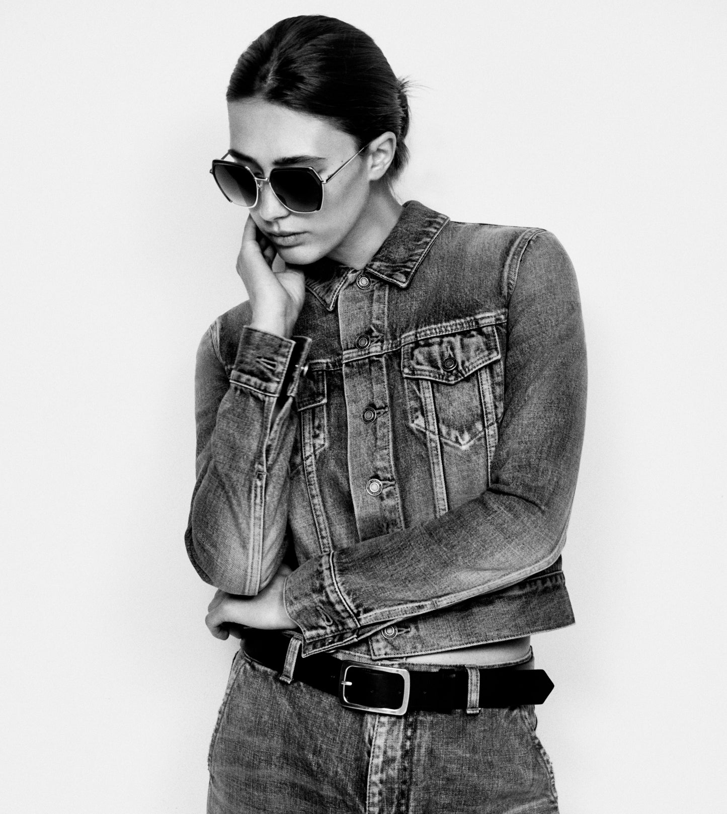 Linda metal frame aviator