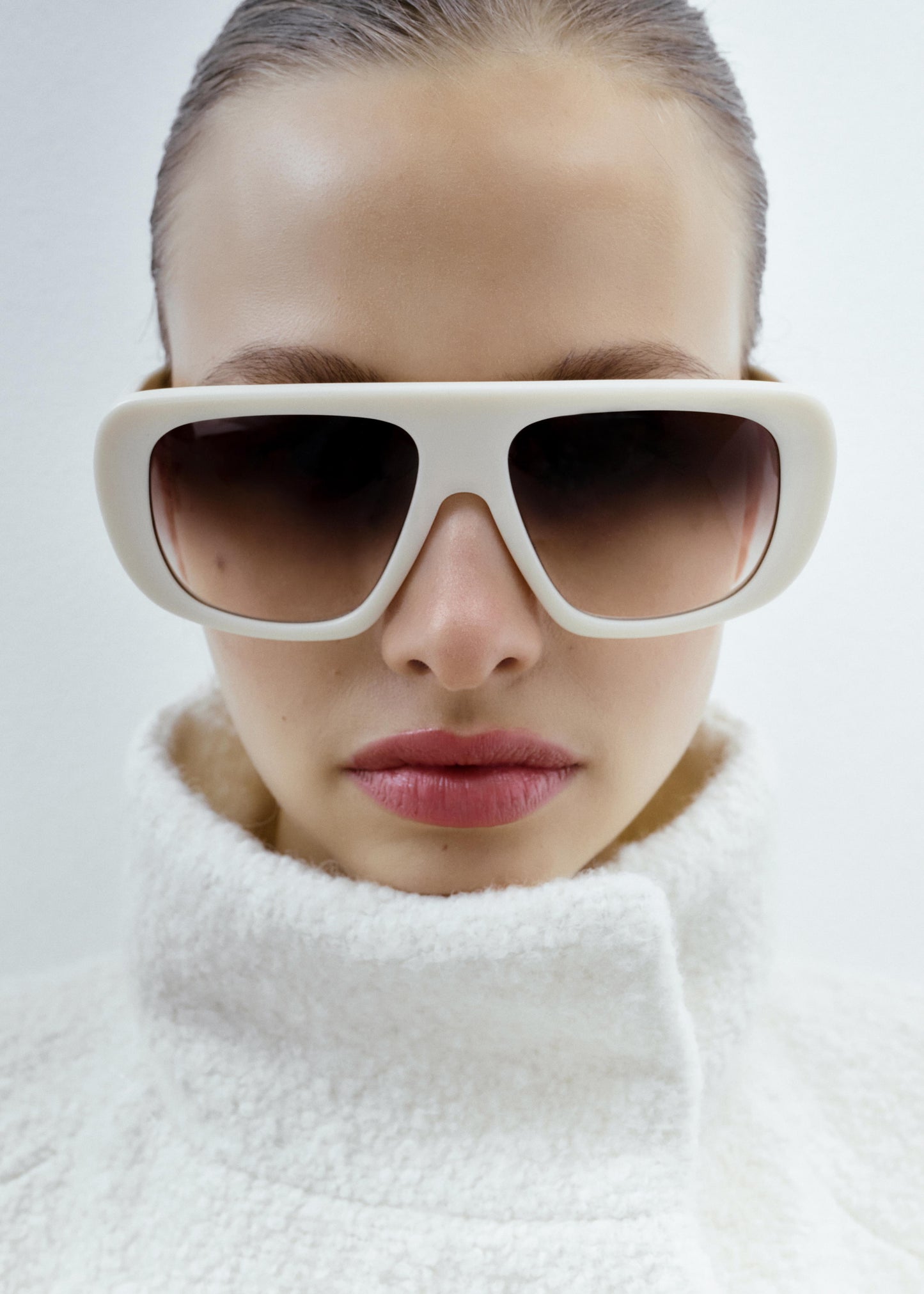 Flat top Noëll sunglasses White